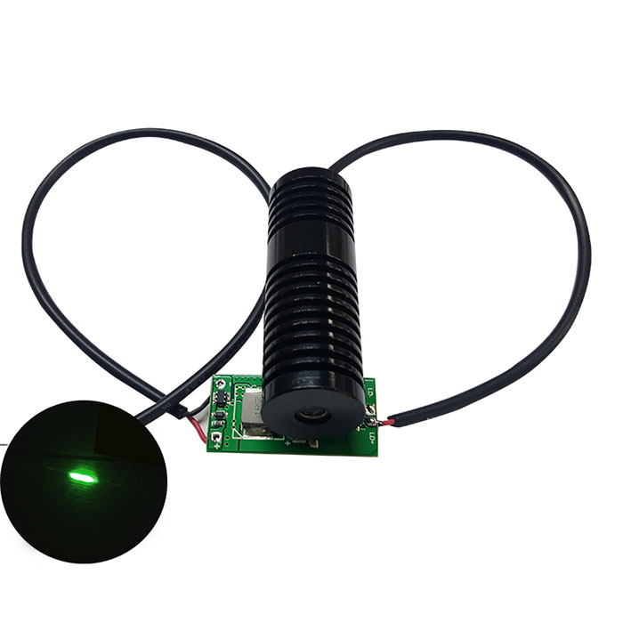 520nm 600mW Green Laser Diode Module Dot Long-distance Irradiation 12V
